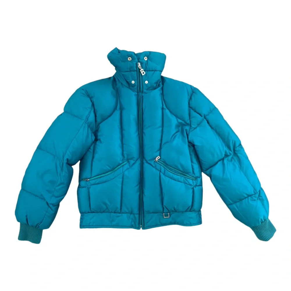BOGNER Vintage 80’s 100% Goose Down Filled Sz 6 Teal